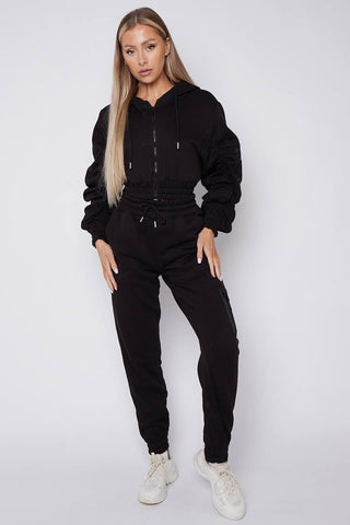 Women 2 Piece Jogger Outfits Sets, Casual Plain Hoodie Sweatshirt and Sweatpants, Teen Girl Gym Exercise Suit Sweatsuit