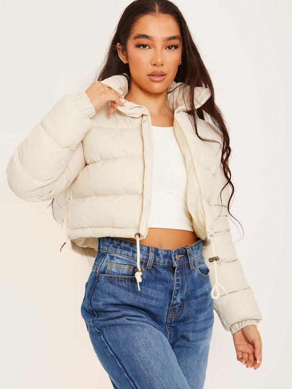 New Cropped Puffer Jacket
