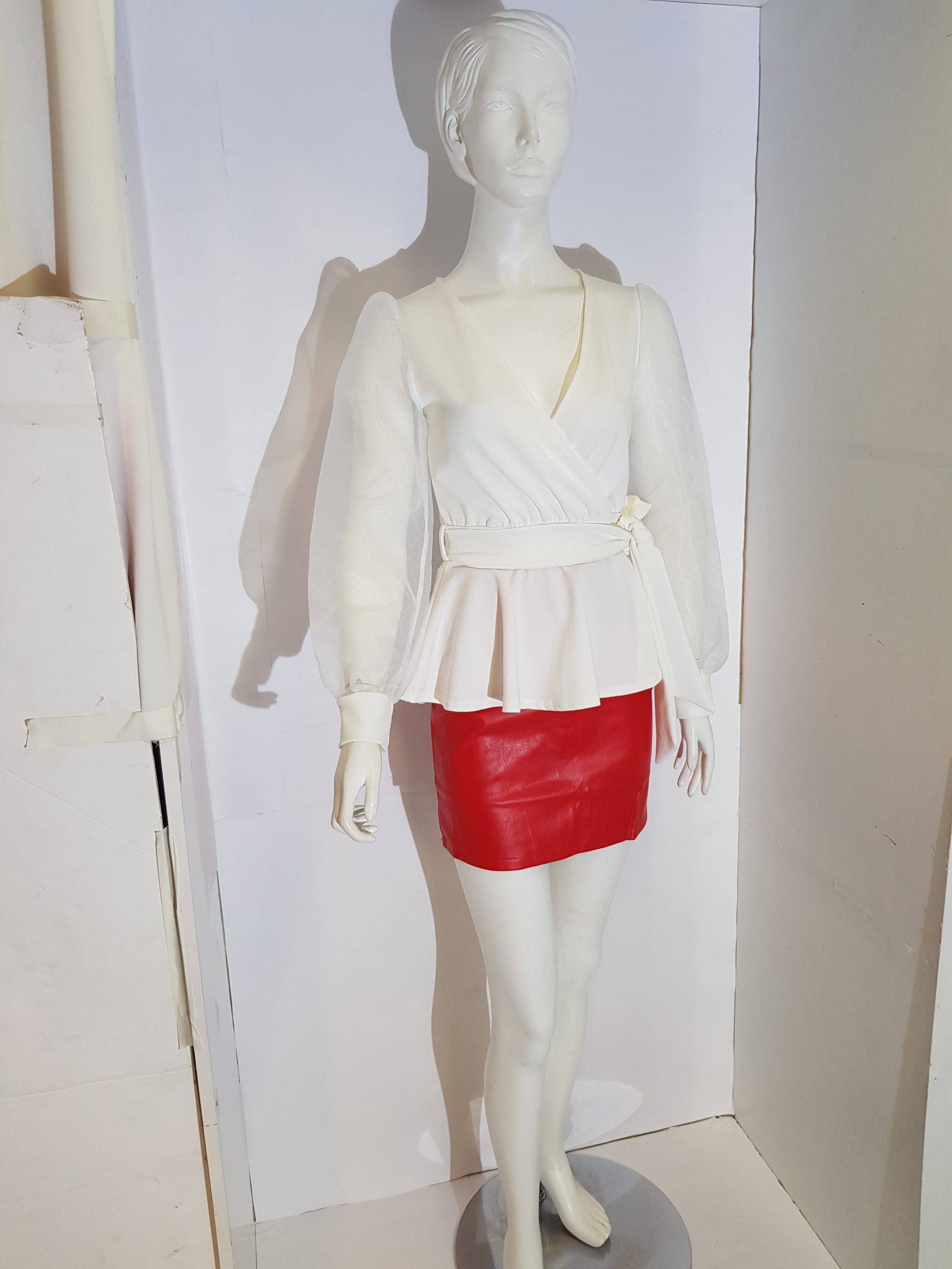Skirt Leather Black or Red Colour
