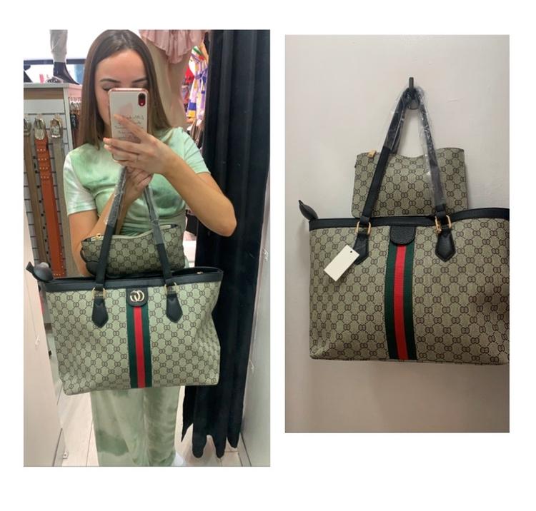 GG Gucci Print Bags 2 Pieces
