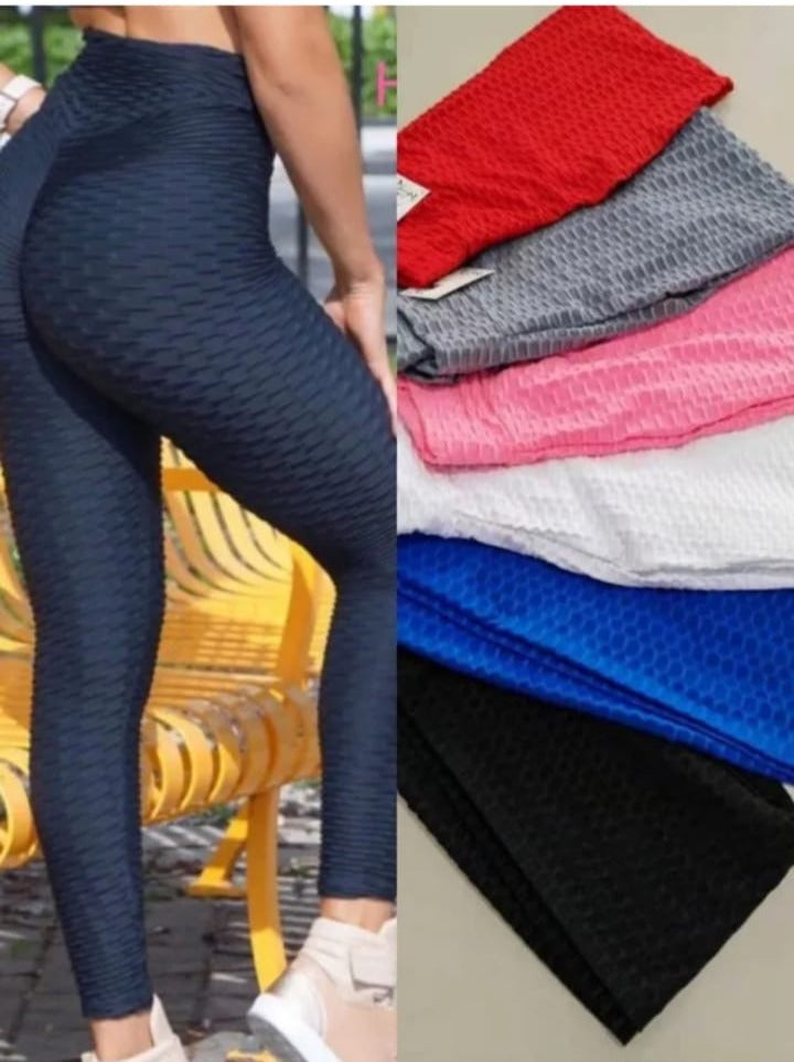 Ruched Texture Active Wear Legging